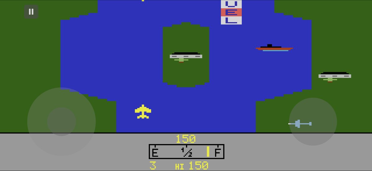Island with a house, a tanker, a fuel depot and an enemy jet